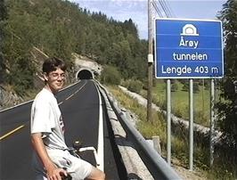 Our first Norwegian tunnel